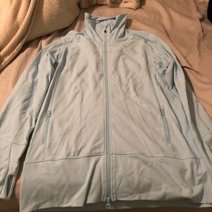 Lululemon baby blue zip up jacket size 12